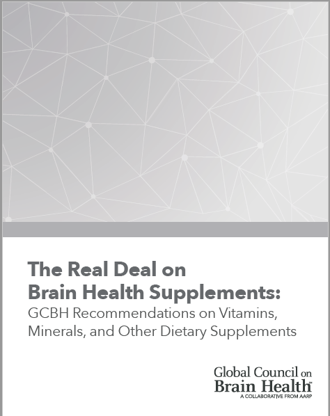 cover of The Real Deal on Brain Health Supplements special report