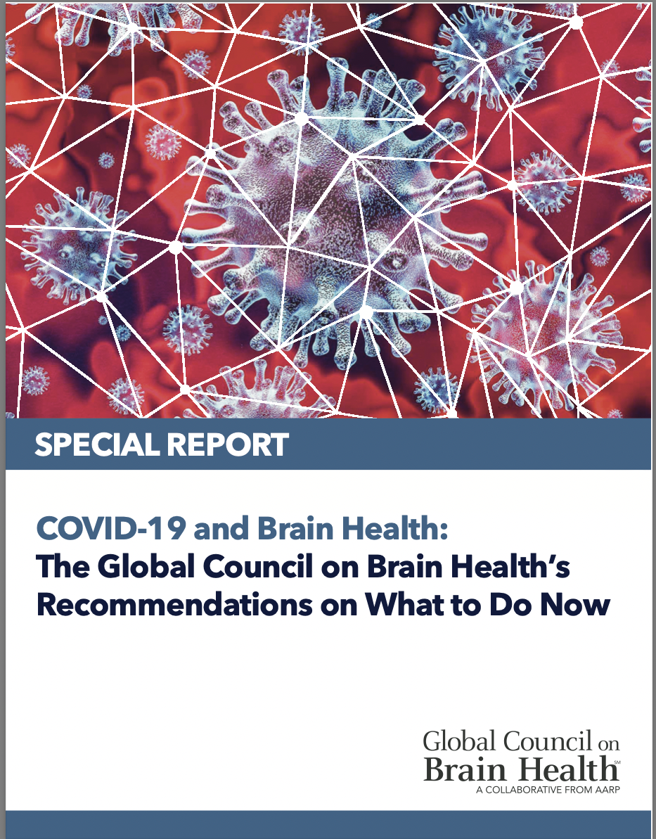 cover of Covid-19 and Brain Health special report